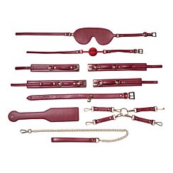 RED PASSION 8 Piece Vegan Leather Kit