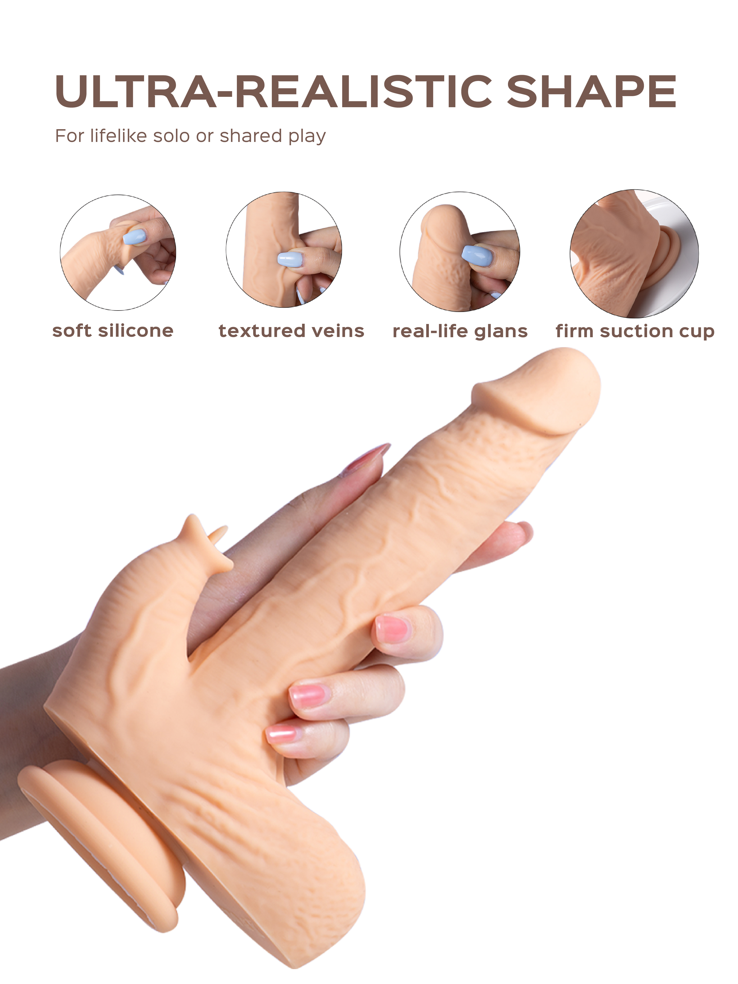 Colter-thrusting dildos