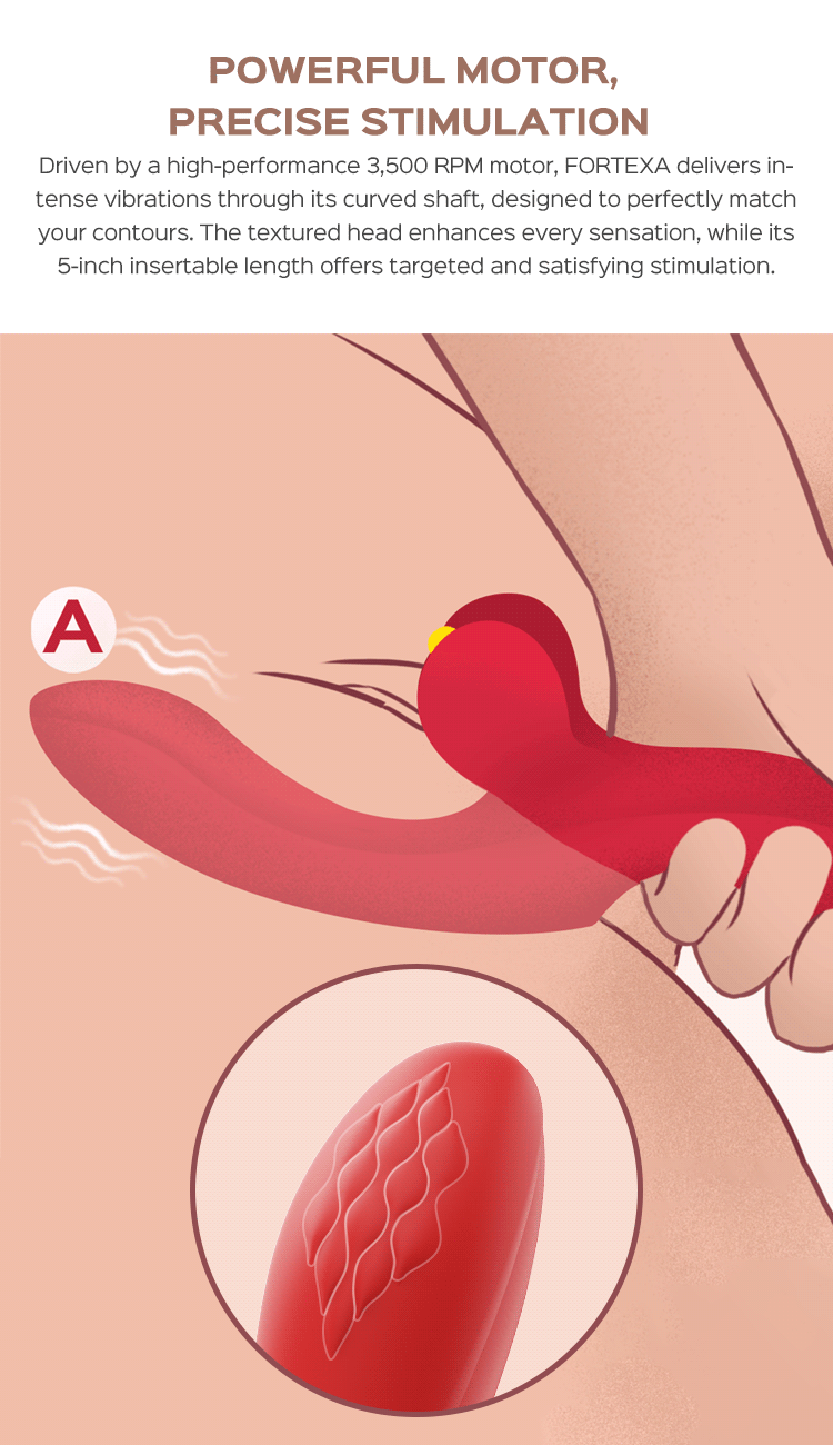 FORTEXA Kinky Finger Flapping Clit & G-Spot Vibrator with App Control-5