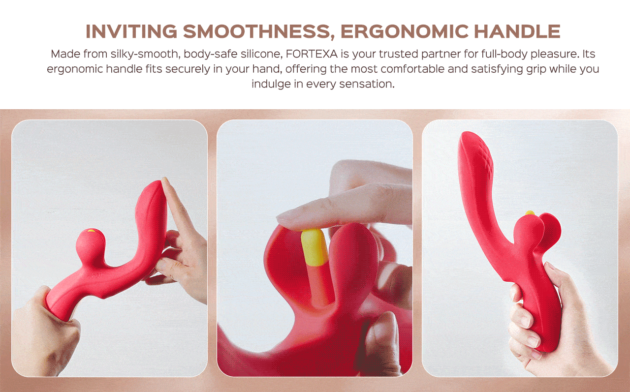 FORTEXA Kinky Finger Flapping Clit & G-Spot Vibrator with App Control-6