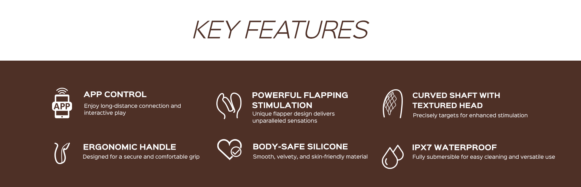 FORTEXA Kinky Finger Flapping Clit & G-Spot Vibrator with App Control-8