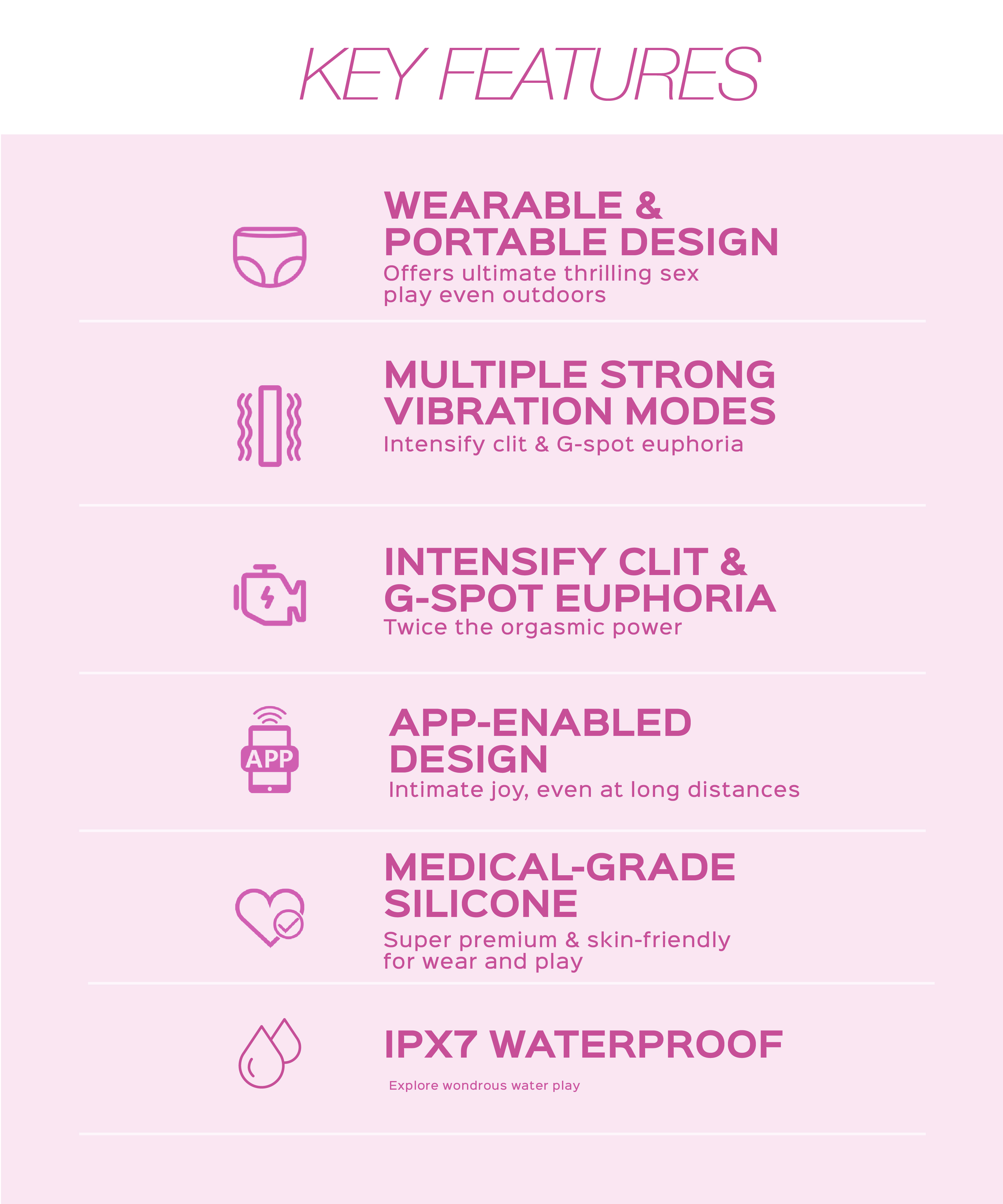 Oly 2-app controlledd wearable vibrators