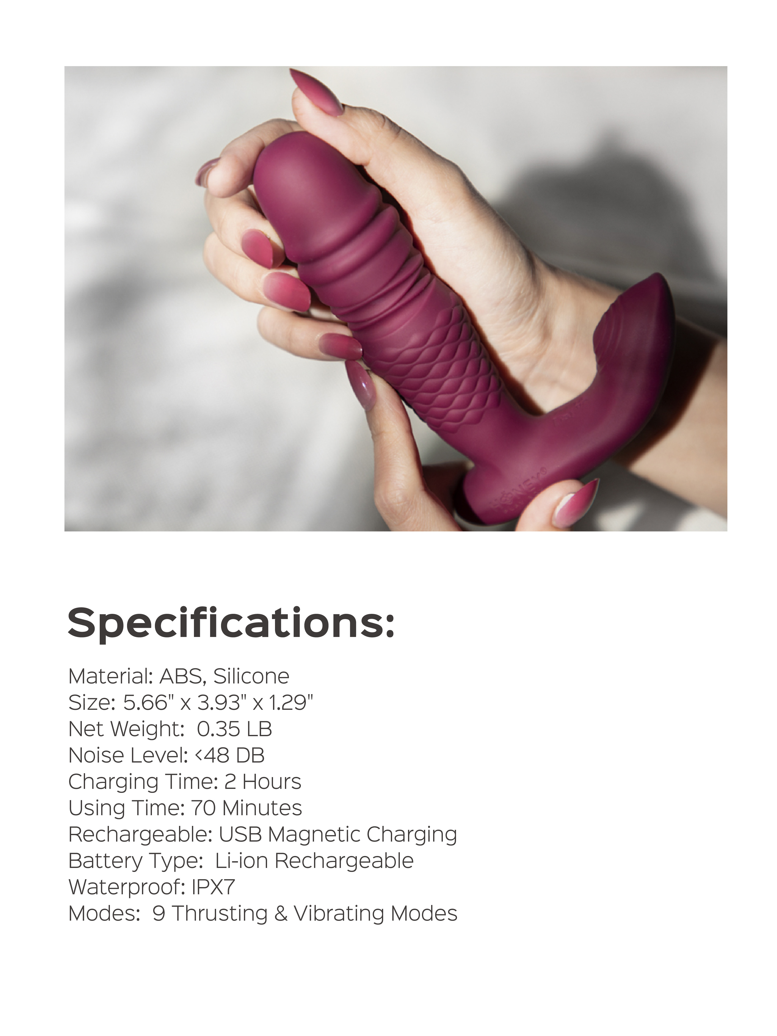 Ryder-thrusting g spot vibrator