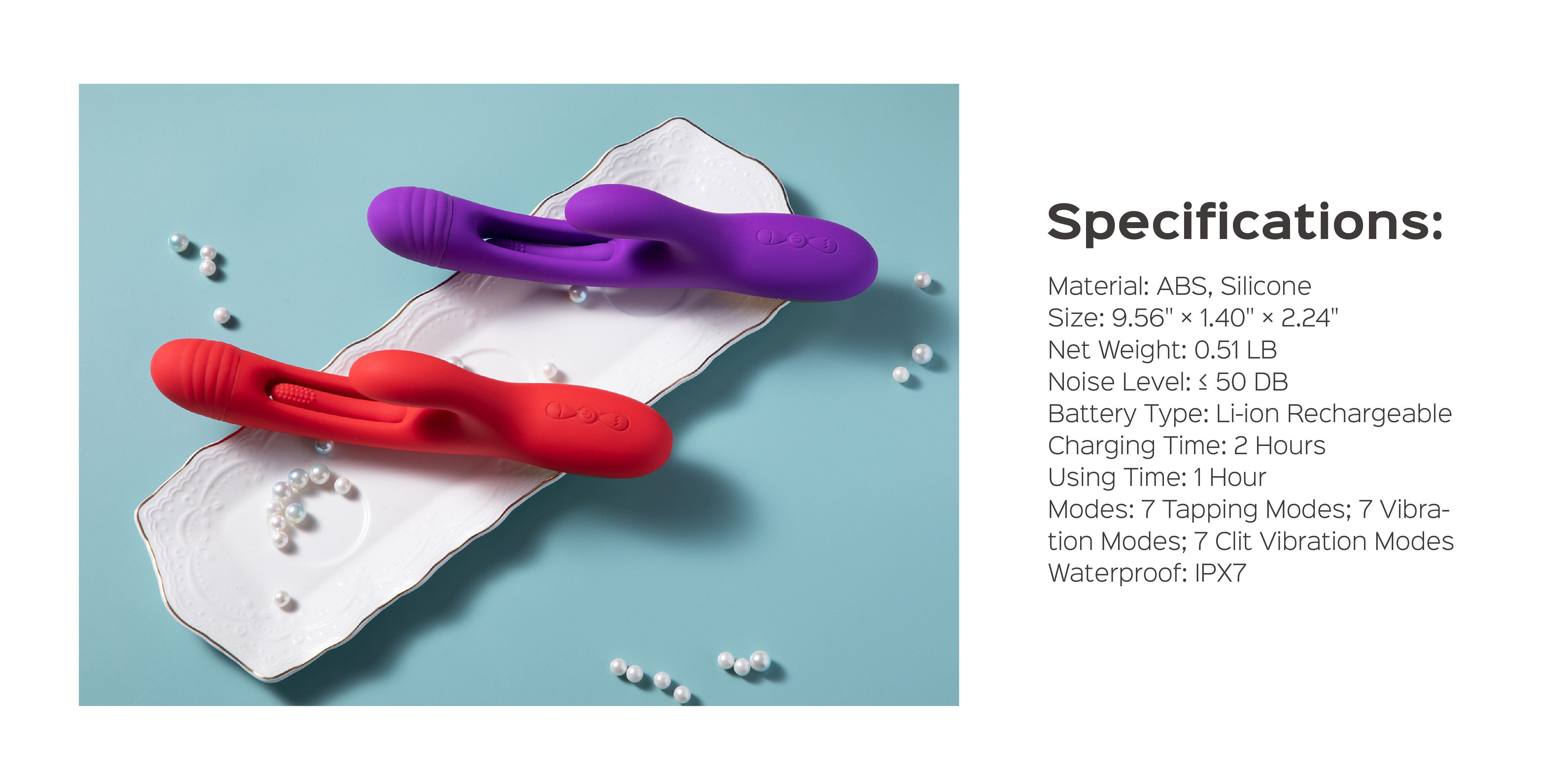 Bora-tapping g spot vibrator