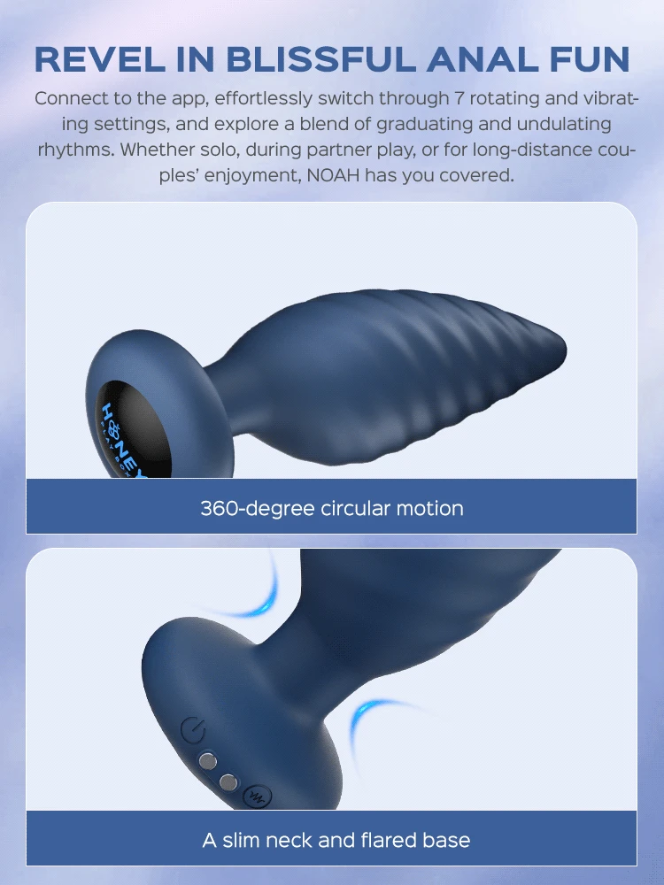 NOAH App-Controlled Rotating Butt Plug